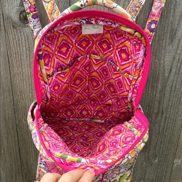Vera Bradley Multicolor Patterned Backpack - Picture 2 of 13